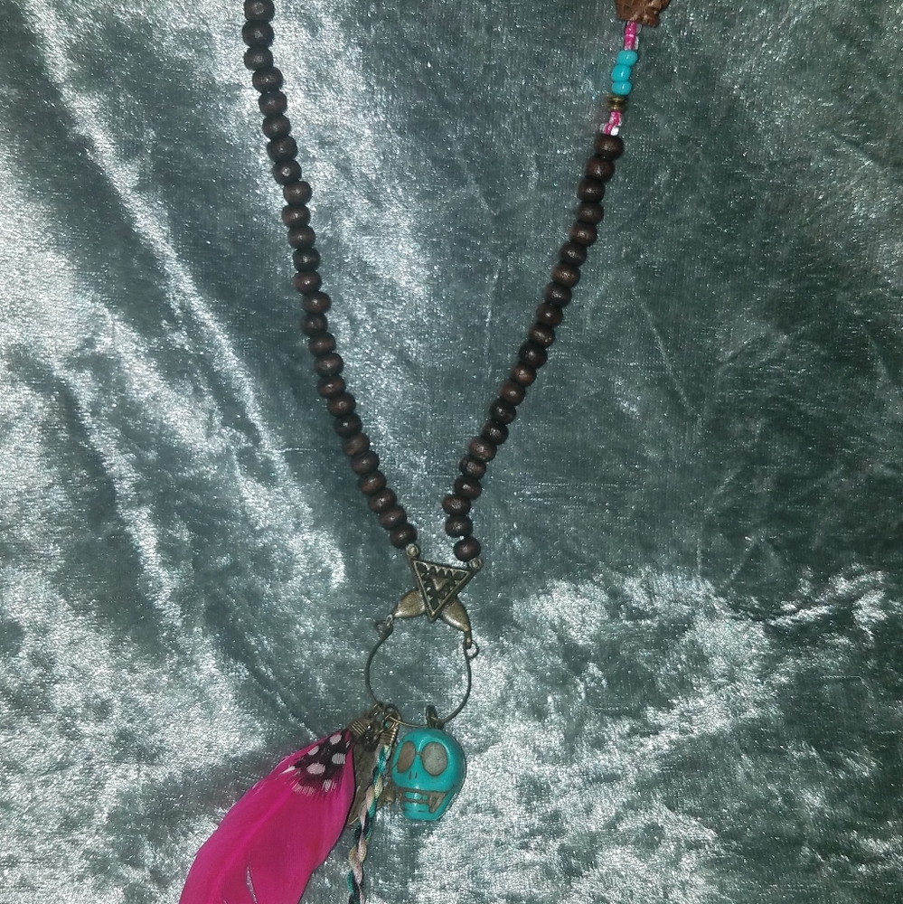 Wooden necklace